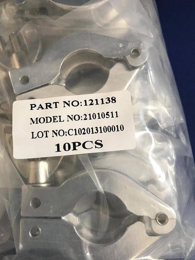Hinge Clamp with Wingnut NW16 for Vacuum Fittings Lot of 10 New