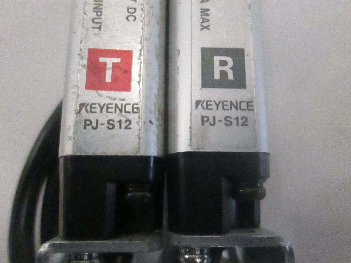 Used Keyence PJ-S12 Multi-Beam Light Curtain Set Set T & R, Used