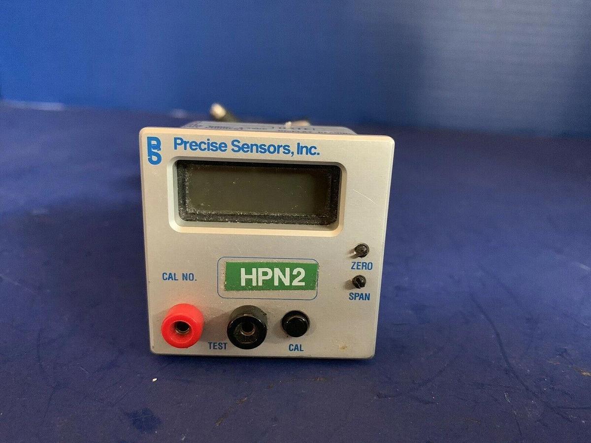 Used Precise Sensors 4863-100-GA-4IM-03 Transducer w/ Digital Display, 0-100 PSIA