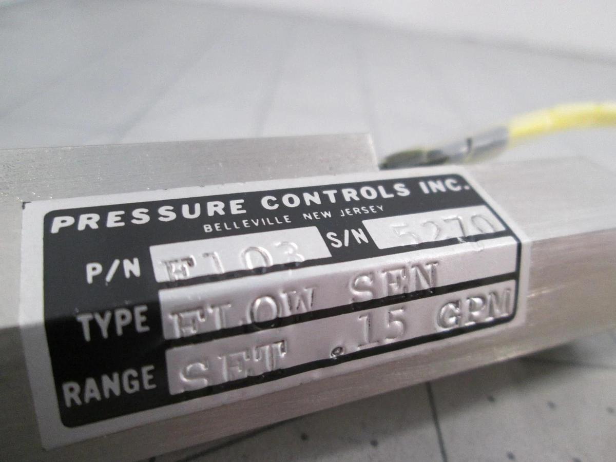 Pressure Controls, F103, Flow Sensor, Set Range 0.15GPM w/ 2-Pin Female Connect