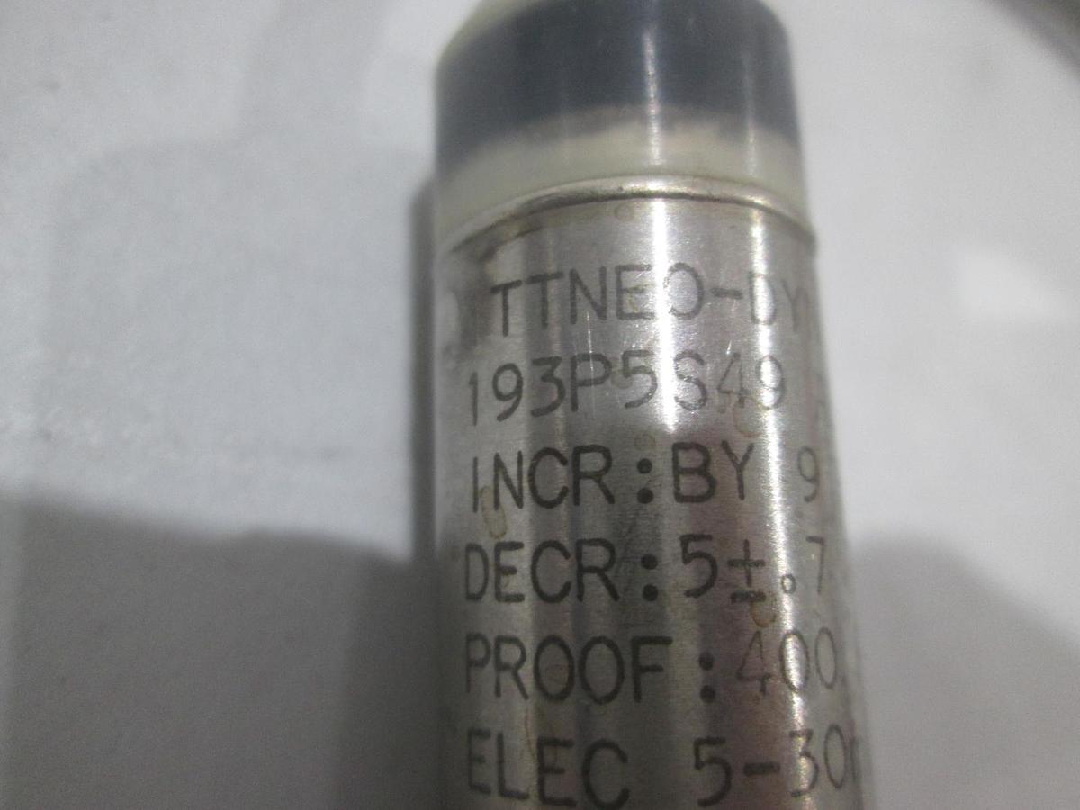 Used ITT NEO-Dyne, 193P5S49, Pressure Switch, Used