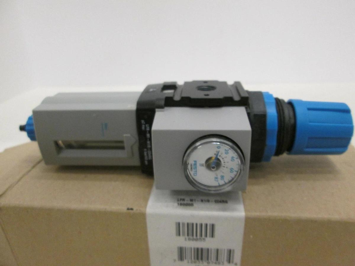 FESTO, LFR-M1-N1/8-C04RG, Filter Regulator, New