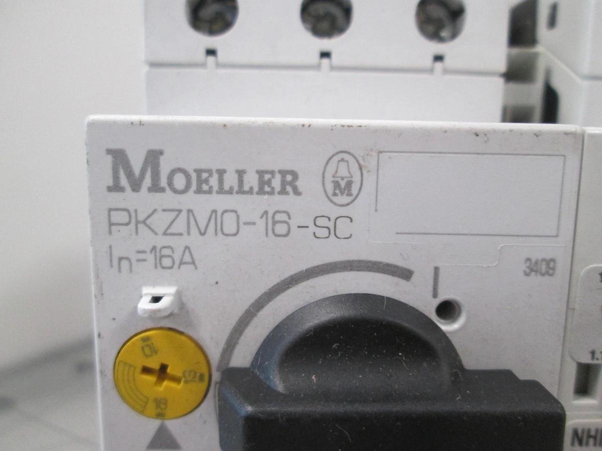 Moeller, PKZM0-16-SC, Motor Starter, New, Lot of 2