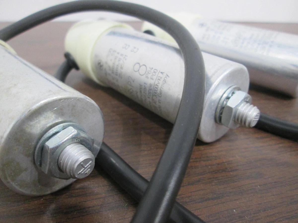 Used Pflanzenol Schutzart, MKB MKP, 8/500 Capacitor, Used, Lot of 3