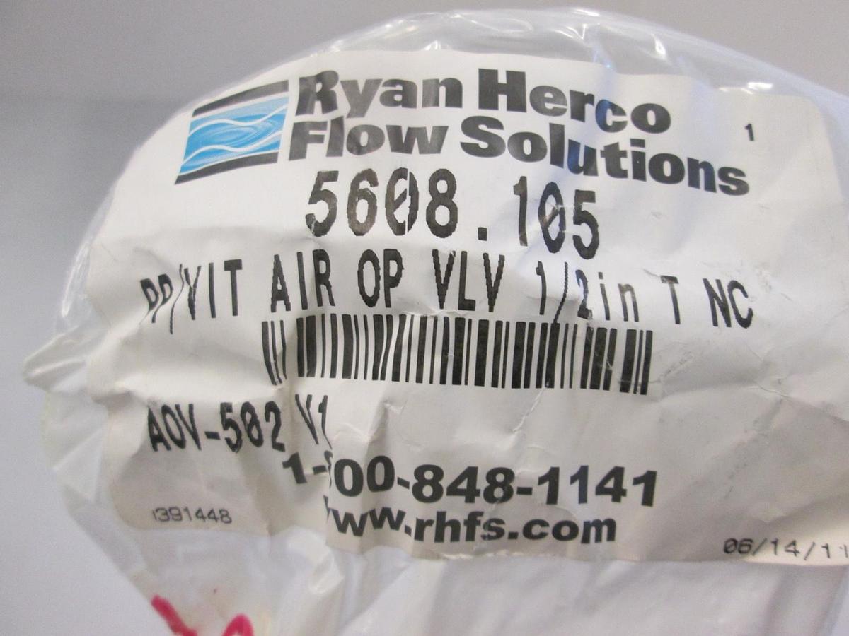 RK Industries, RK-AOV, 2 Way Pneumatic Valve, 125PSI, New