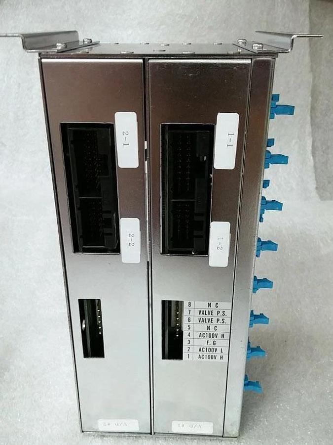 Used TEL Tokyo Electron DS1187-004776-R13 Valve and MFC Box MM2814390A Twin Card Cage