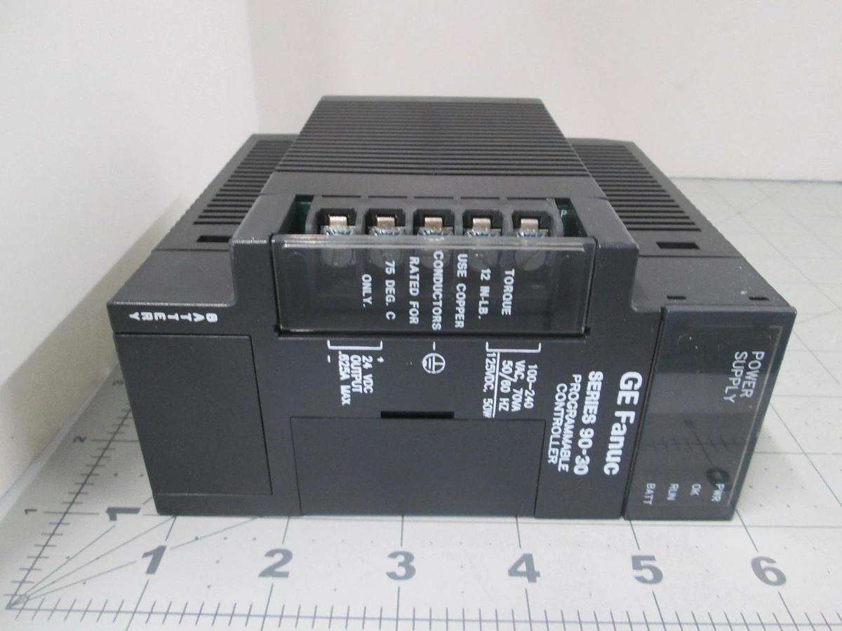 Used GE Fanuc, IC693PWR321L, 30W Power Supply, Series 90-30 Programmable Control Used