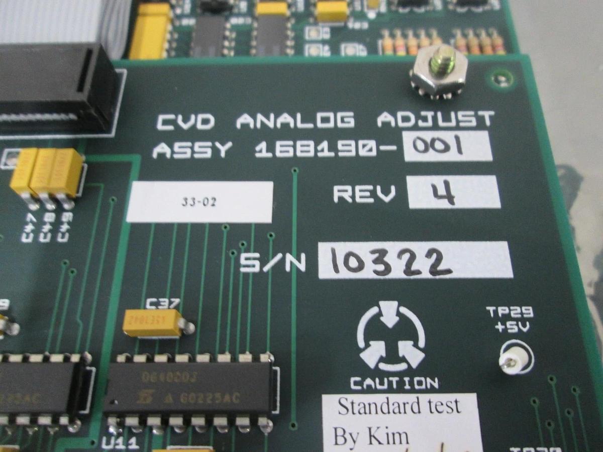 SVG, 604968-01, Analog CVD PCB Assy, New