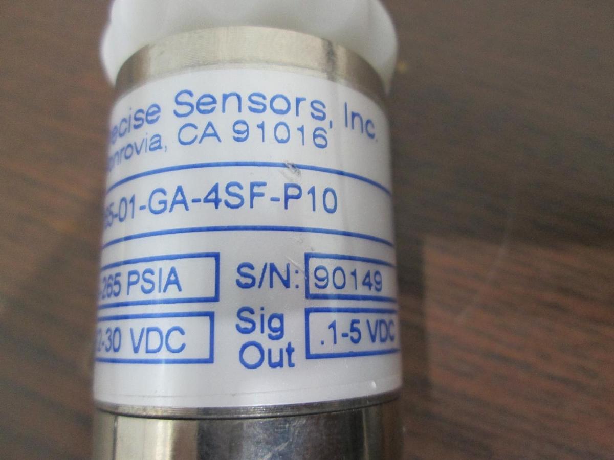 Used Precise Sensors, 3223-265-01-GA-4SF-P10, 0-265 PSIA, 12-30 VDC Sensor, Used