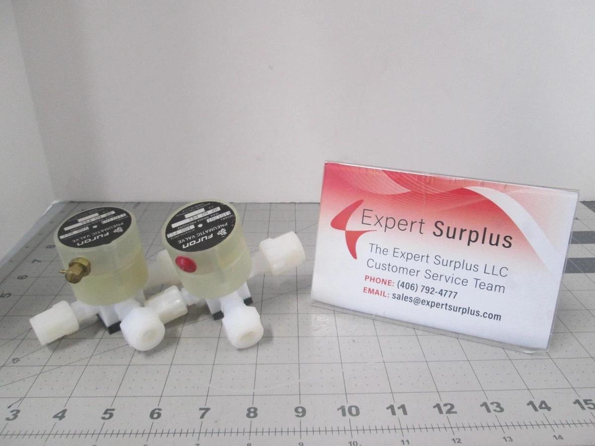 Used Furon, HP-60PSI, 1101707, 100 PSI, 3-Way Valve, Used, Lot of 2