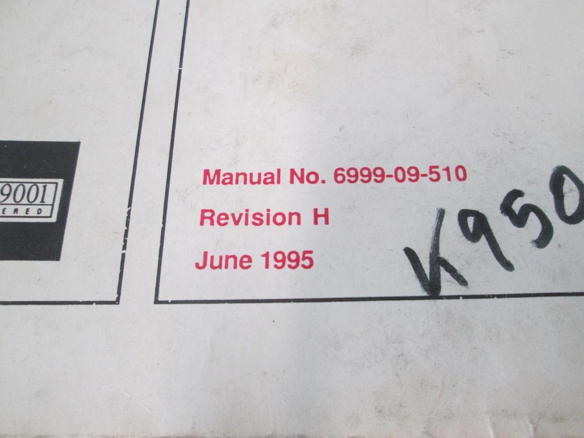 Used Varian, 938-41, Porta-Test Leak Detector, Instruction Manual, 6999-09-510, Used
