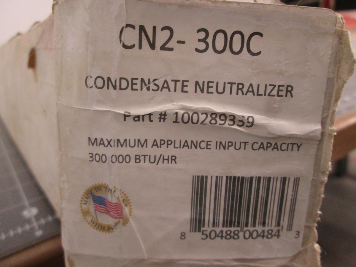 CN2-300C Condensate Neutralizer Part #100289339, 300,000 BTU/hr