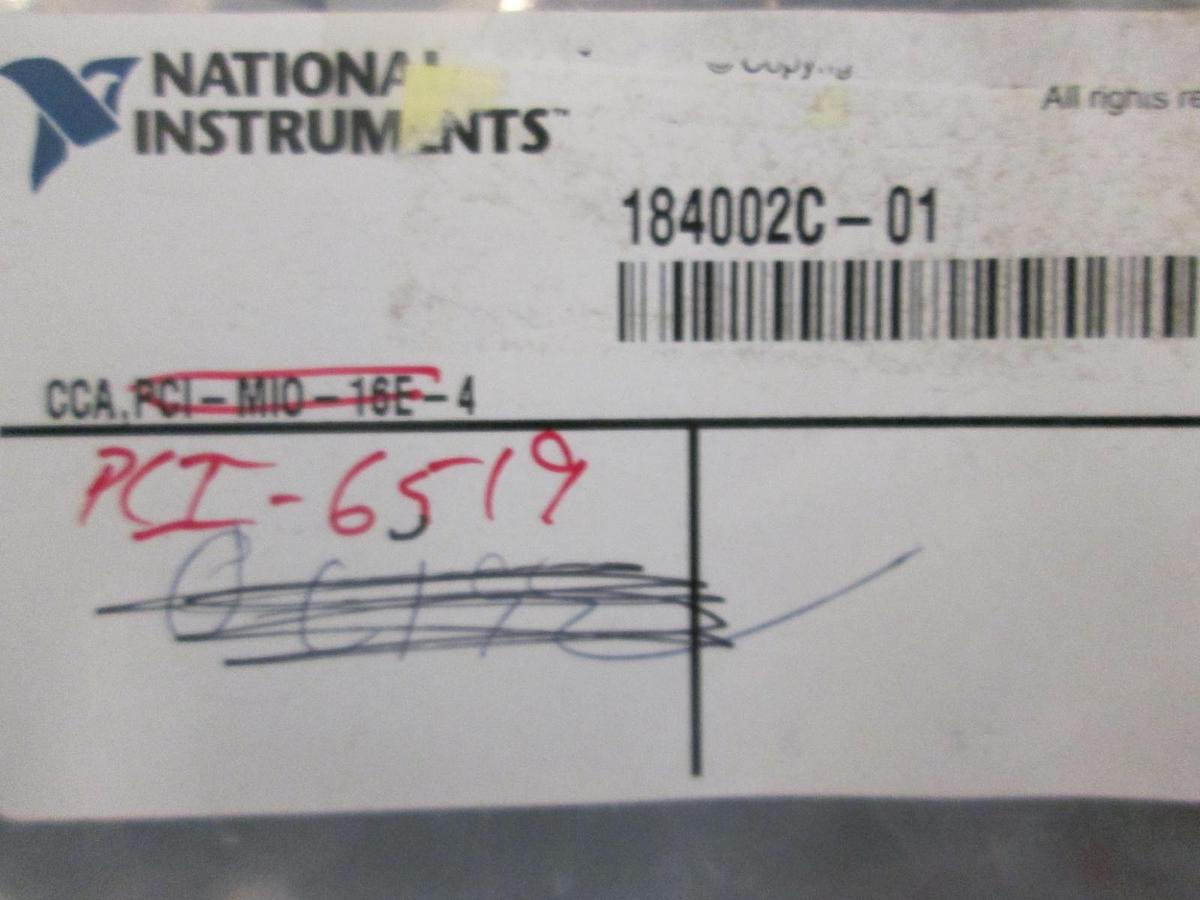 National Instruments, PCI-6519, Digital I/O Card, New
