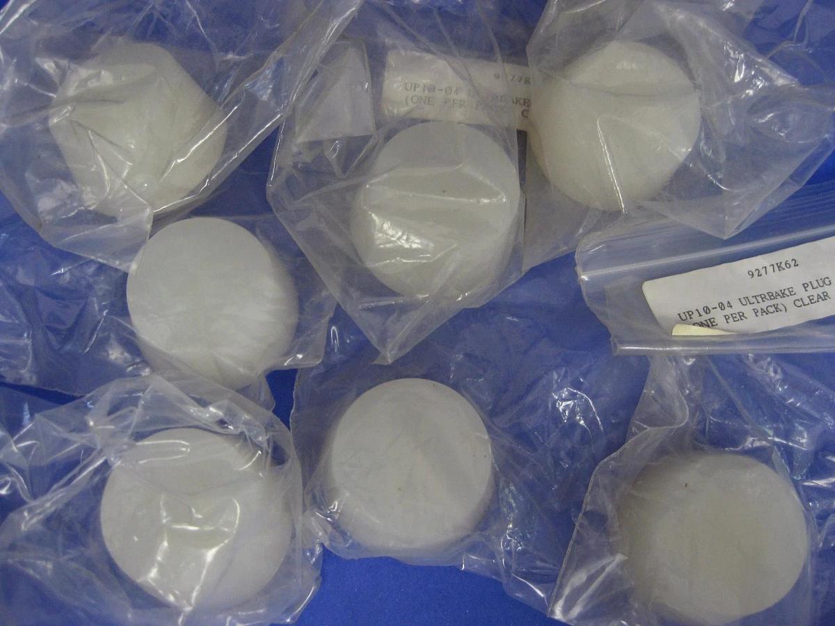 Caplugs Ultrabake Silicone Plugs - Mixed Lot (7) UP10-04, (8) UP9-04, New