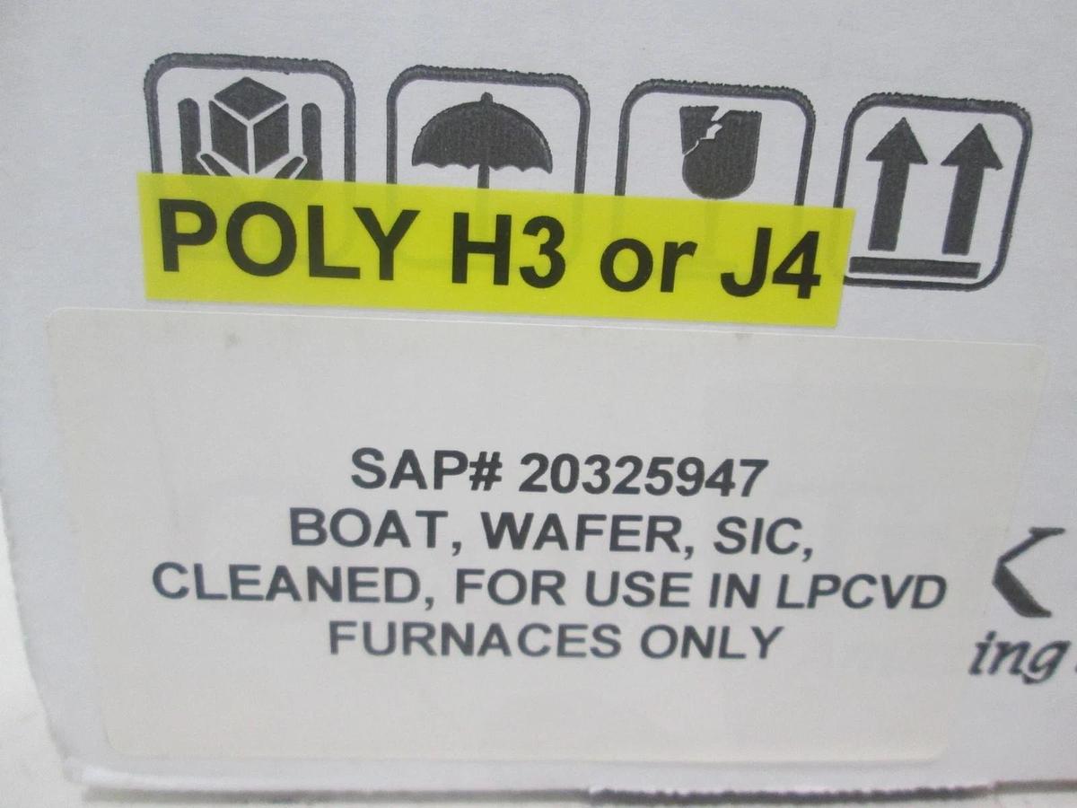 Used Coorstek, Model 20325947, 25 Slot 150 MM Polysilicon, Carbide Boat, Cleaned