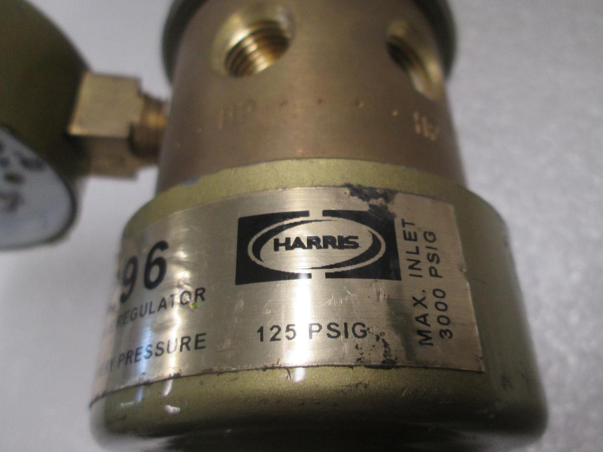 Used Harris, 9296, Multi-Stage Regulator Assy, USG Gauge 0-150 PSI, Used