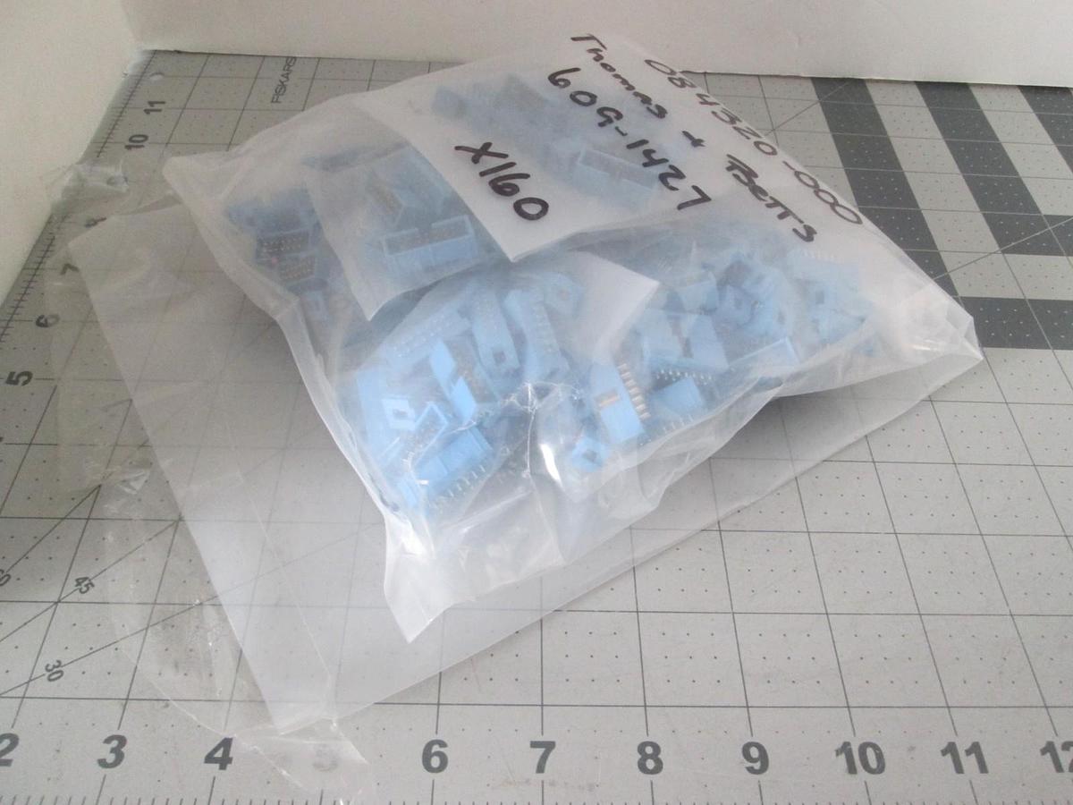 Thomas Betts, 609-1427, 14 POS, Male Header Connector, New, Lot of 160