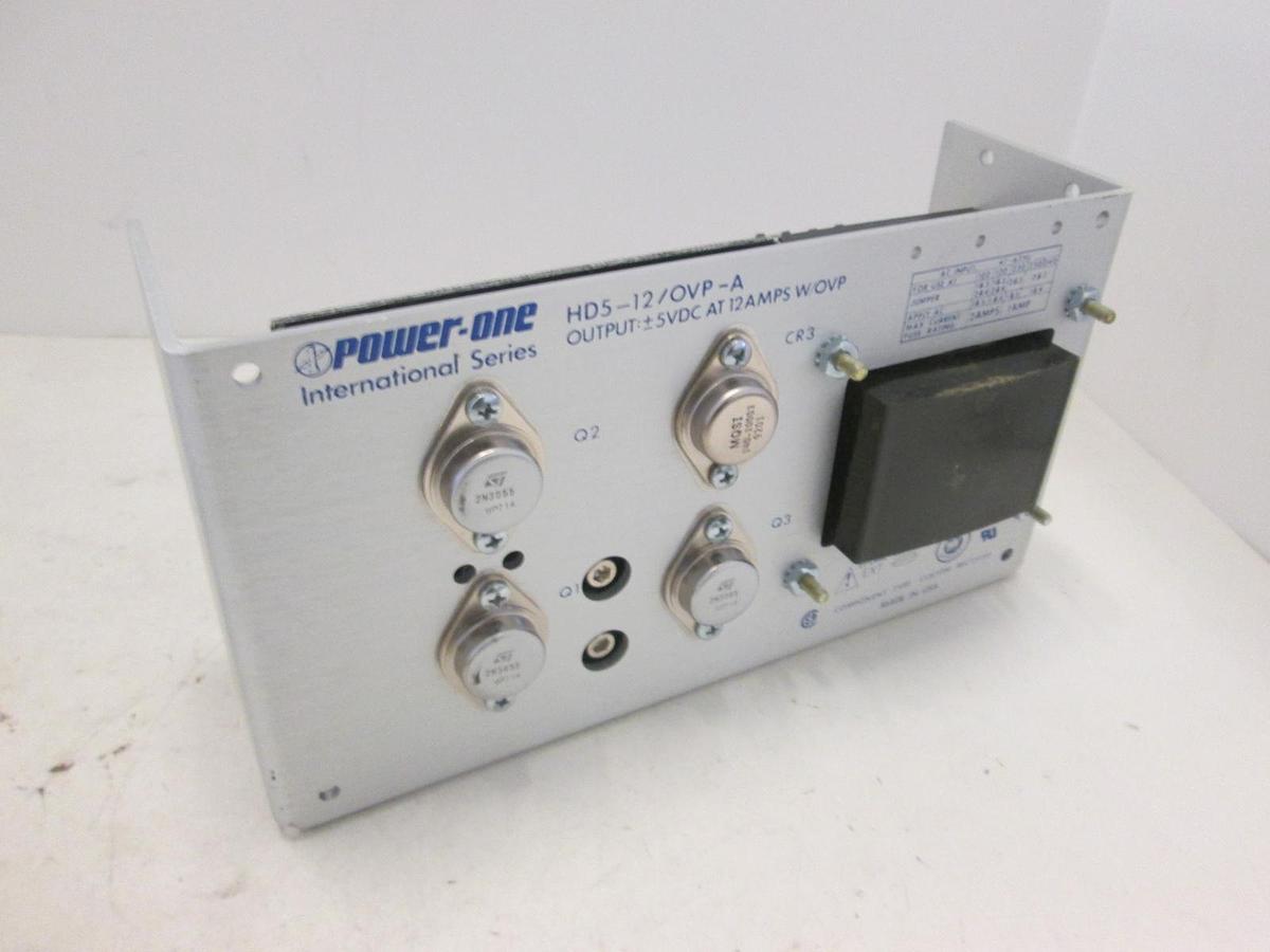 POWER ONE, HD5-12/OVP-A, FTG, POWER SUPPLY 5VDC AT 12 AMPS W/OVP, NEW