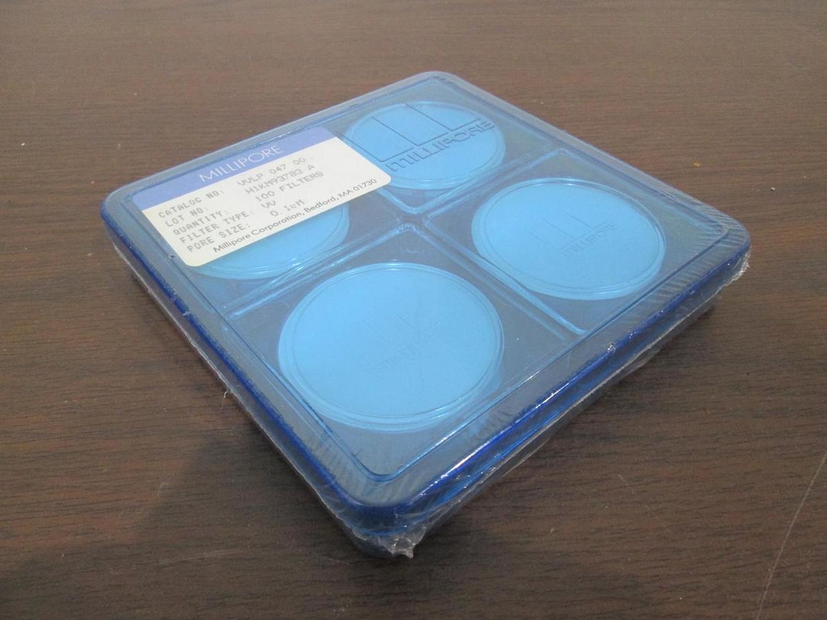 Millipore, VVLP 047 00, Filter Type VV, Pore Size .1um, New, Lot of 100 Filters
