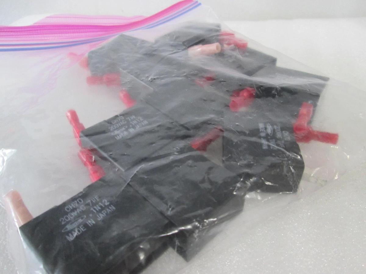 Used Marcon, Capacitor, CH70, AC200V, 1N12, Used, Lot of 10