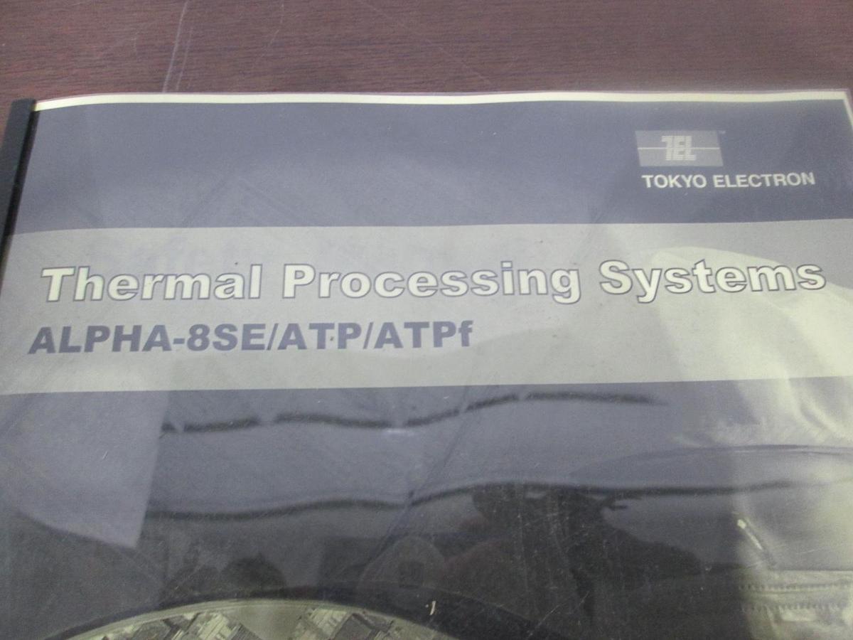 TEL Tokyo Electron, ALPHA-8SE/ATP/ATPf, 2197-B10027-24, Safety Manual, New