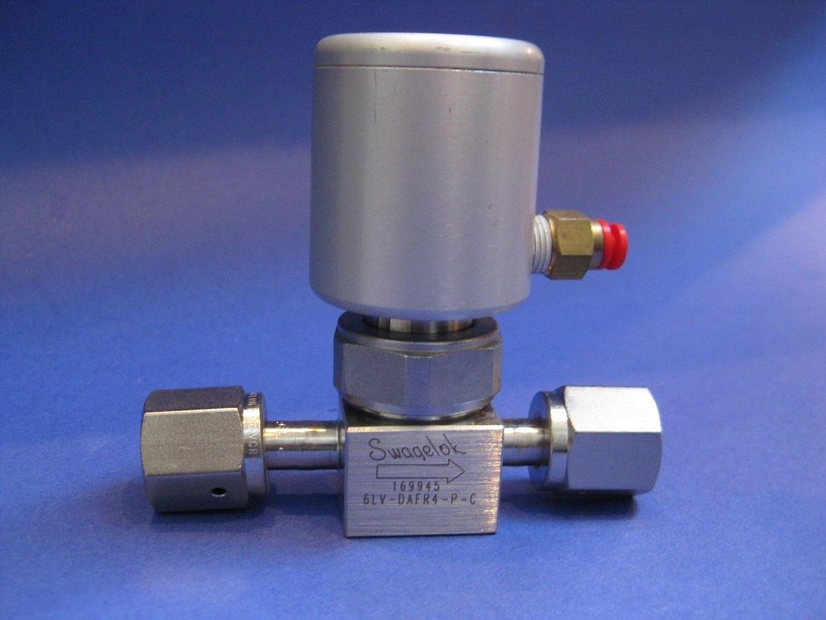 Used Nupro 6LV-DAFR4-P-C Diaphragm Sealed Valve, 1/4" FVCR, Used
