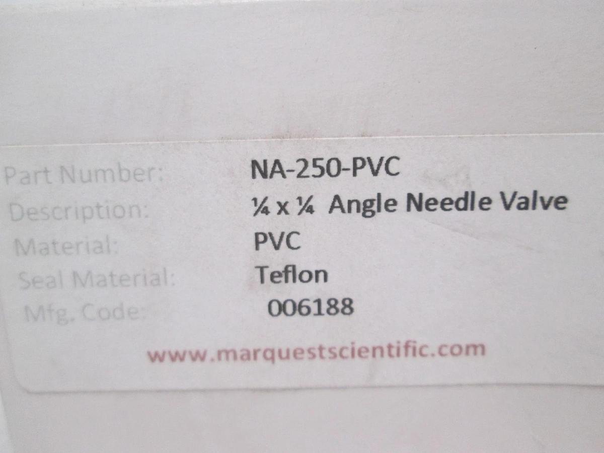 Marquest Scientific, NA-250-PVC, Throttle Master Needle Valve, New