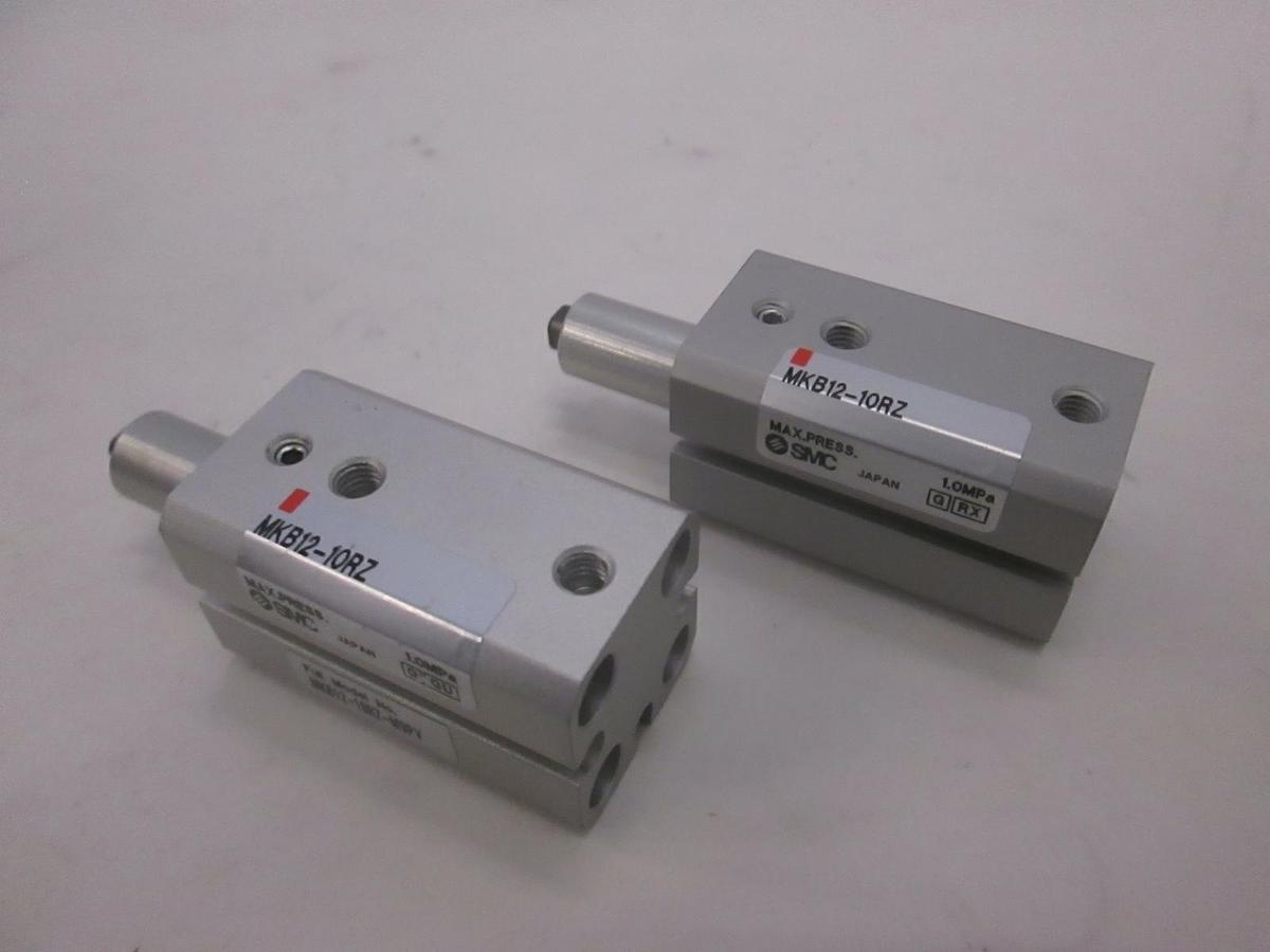 Used SMC, Rotary Clamp Cylinder, MKB12-10RZ, Used, Lot of 2