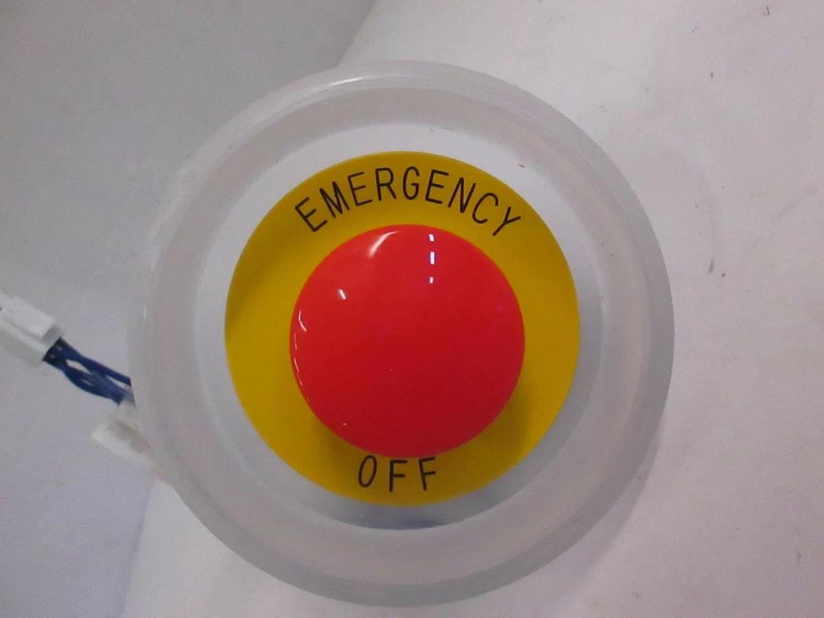 Used Emergency Off Button with Idec 41-10650, Used