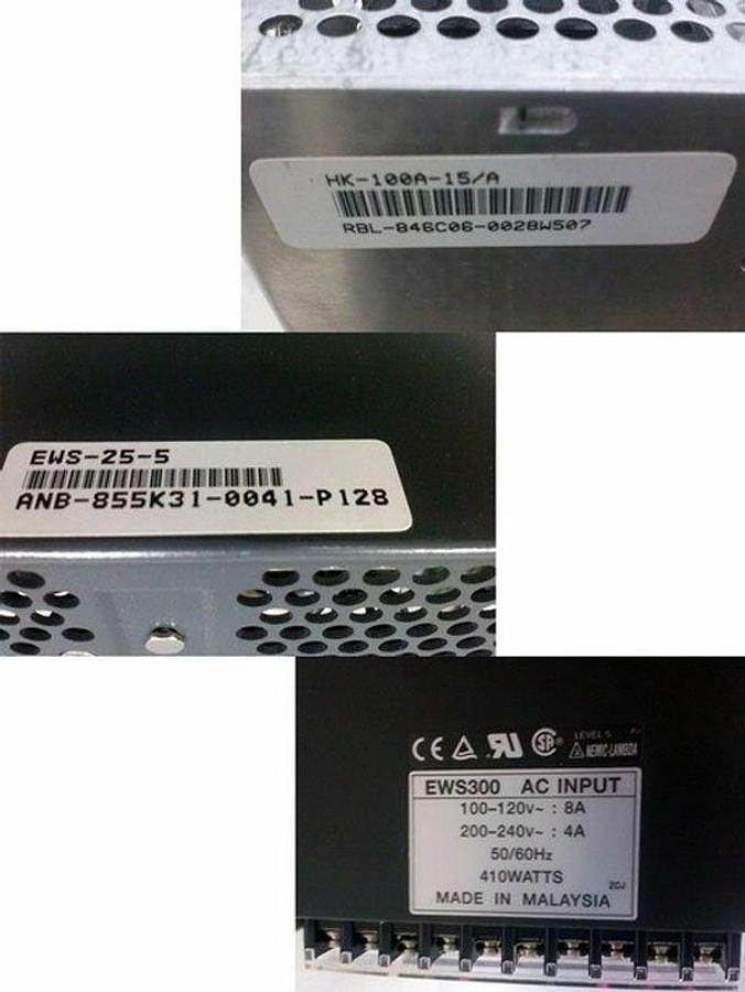 Used TEL Tokyo Electron TS-4000Z DC Power Supply Rack, Used