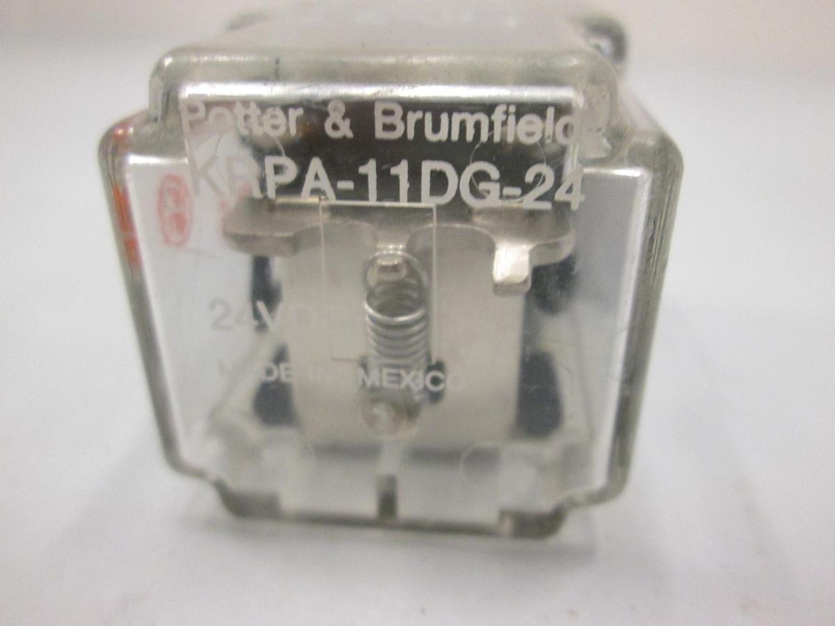 Used Potter & Brumfield, KRPA-11DG-24, 24VDC Relay, Used