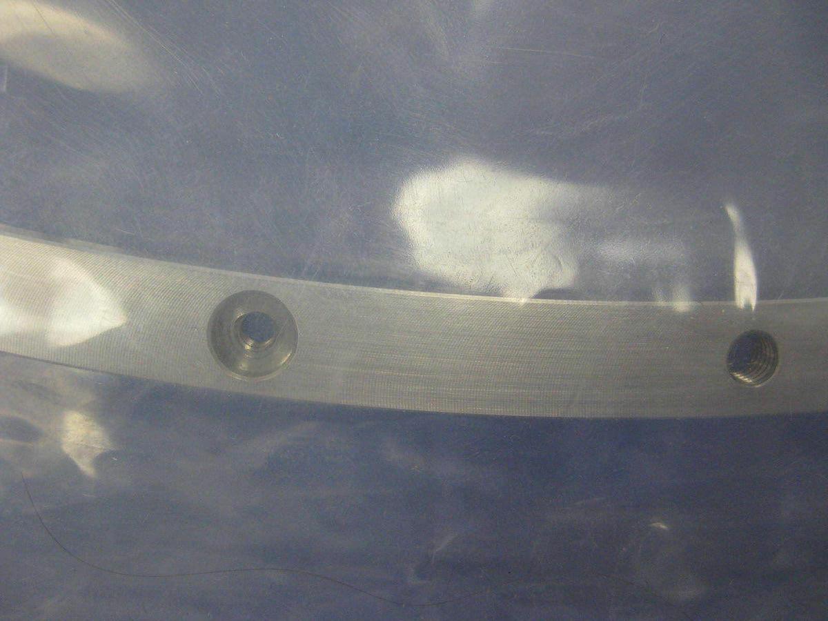 TEL Tokyo Electron Metal Ring 1, 25" OD / 24.125" ID, Cleanroom, cleaned 1 time