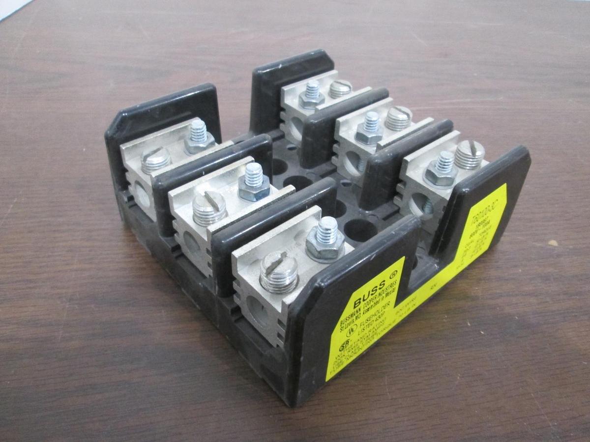 Used Buss, T60100-3C, Fuseholder, Class T, 600V-100A, Used
