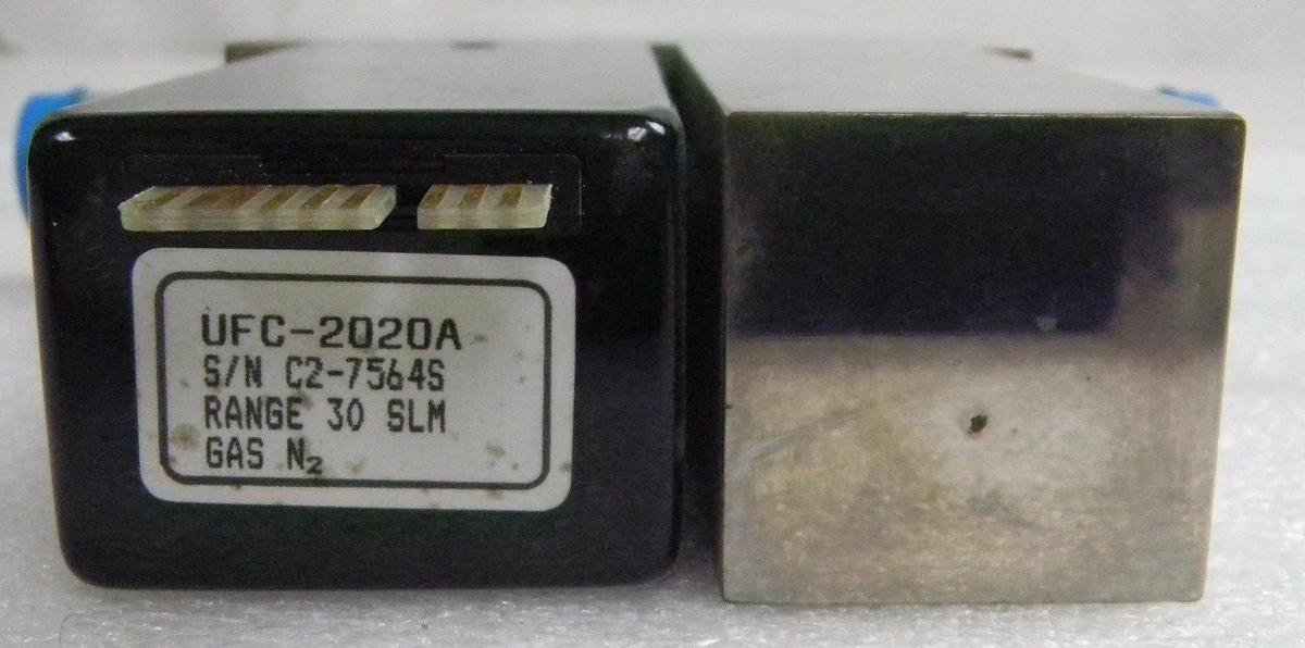 Used Unit UFC-2020A, Mass Flow Controller, Gas- N2, Range- 30 SLM, 3/8" M I/O VCR