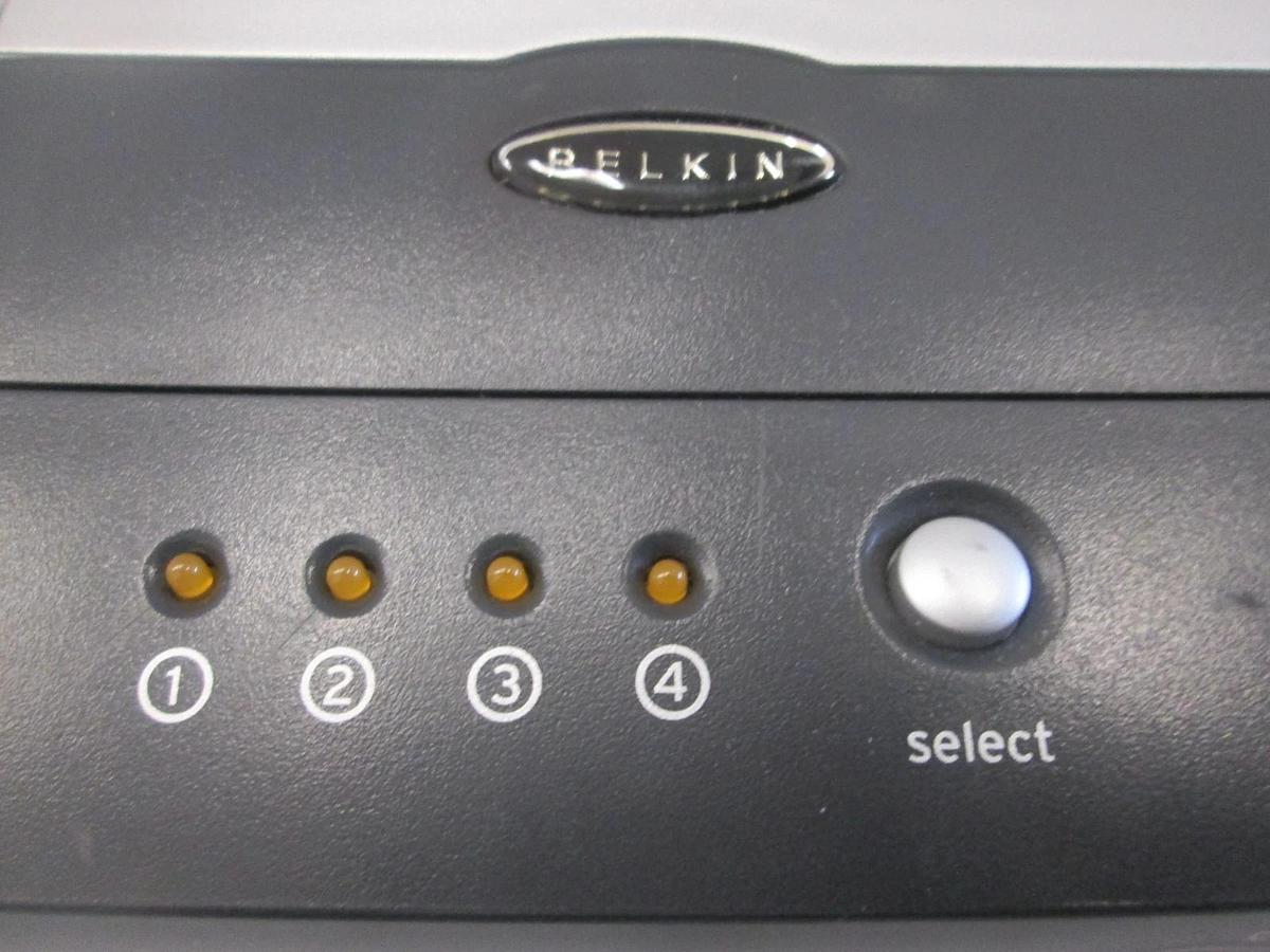 Used Belkin, OmniView E Series, 4-Port KVM Switch, Used
