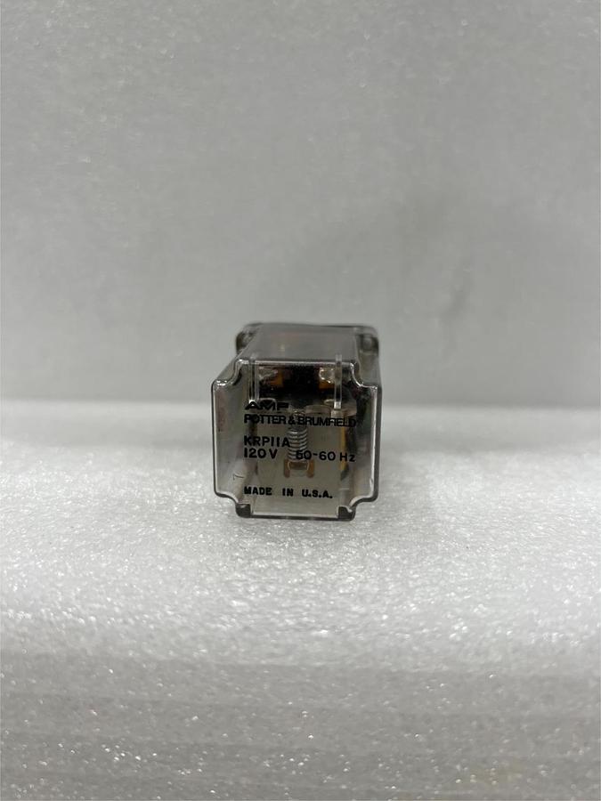 Used AMP, Potter & Brumfield, KRP11A, Relay, 120V, 50-60Hz, Used