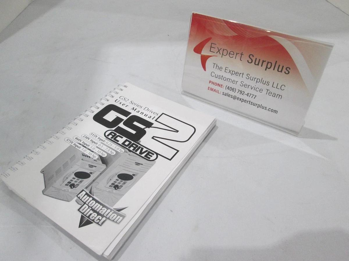 Used GS2 Series Drives, User Manual, AC Drive GS2-M, Used