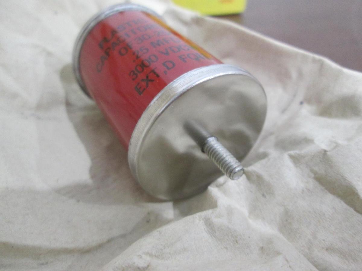 Used Plastic Capacitors, OF30-254, New, Lot of 2
