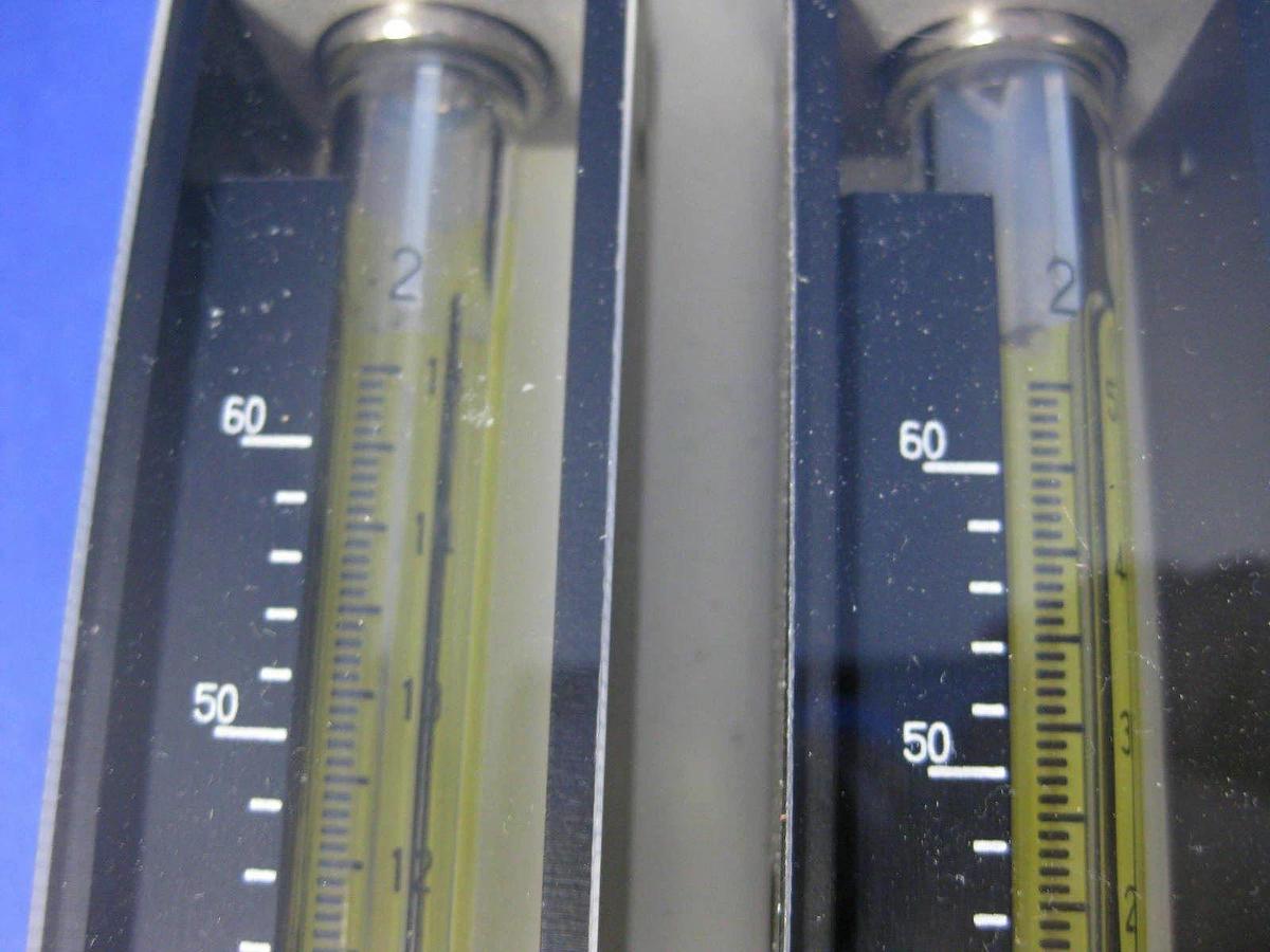 Used Tokyo Keiso F97-240748 Purge Meter, 6-60 Sl/Min N2 with Valve, Set of 2