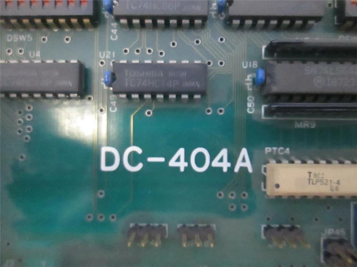 Used Tel Tokyo Furnace Card Cage with DC-404A PCB, Used