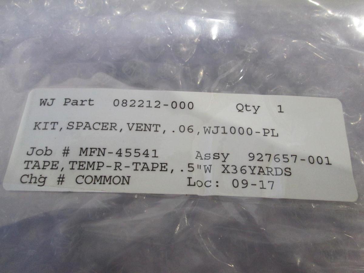 Used Watkins Johnson, 927657-001, WJ1000 APCVD Vent Spacer Kit, New
