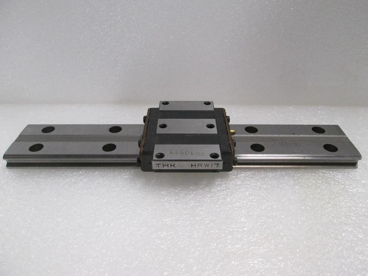 THK, HRW17, Linear Bearing Guide Block w/ Guide Rail, New