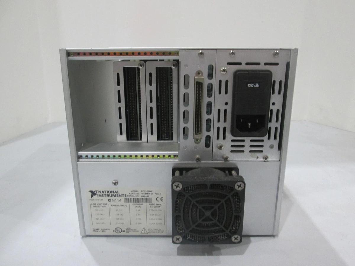 Used National Instruments, SCXI-1000 Chassis w/SCXI-1321 and SCXI-1121, Used