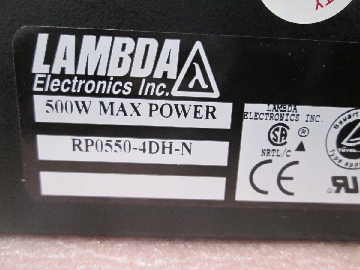 Used Lambda, RP0550-4DH-N, Power Supply, 500W Max Power, New