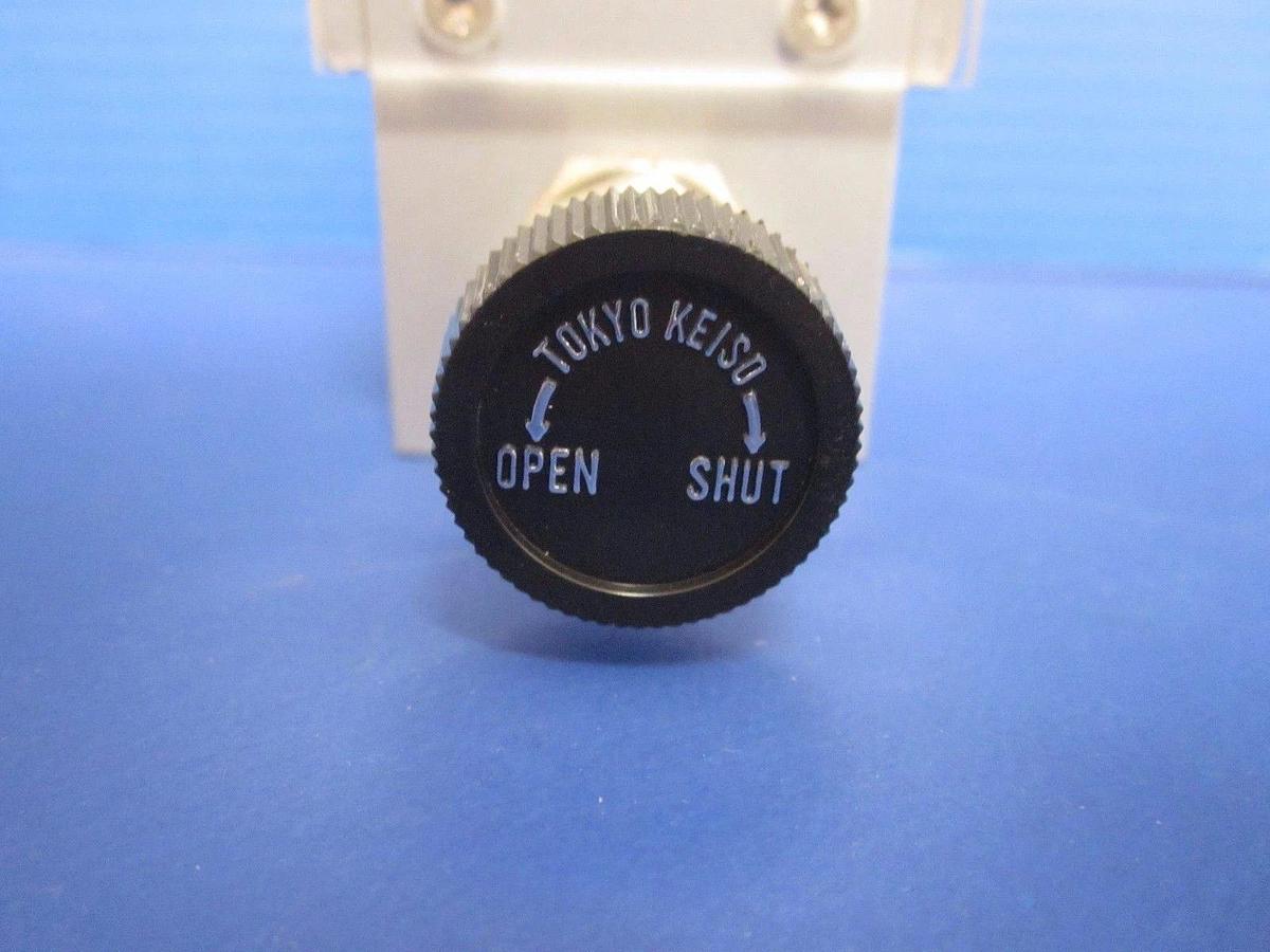 Used TOKYO KEISO 2-20 l/min Purgemeter with 1" Connection Fittings