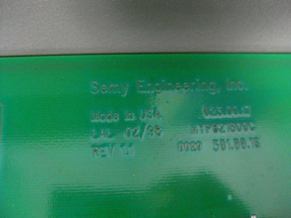 Used SEMY Engineering Process Status Display Box w/ MYP821800 PCB, Used