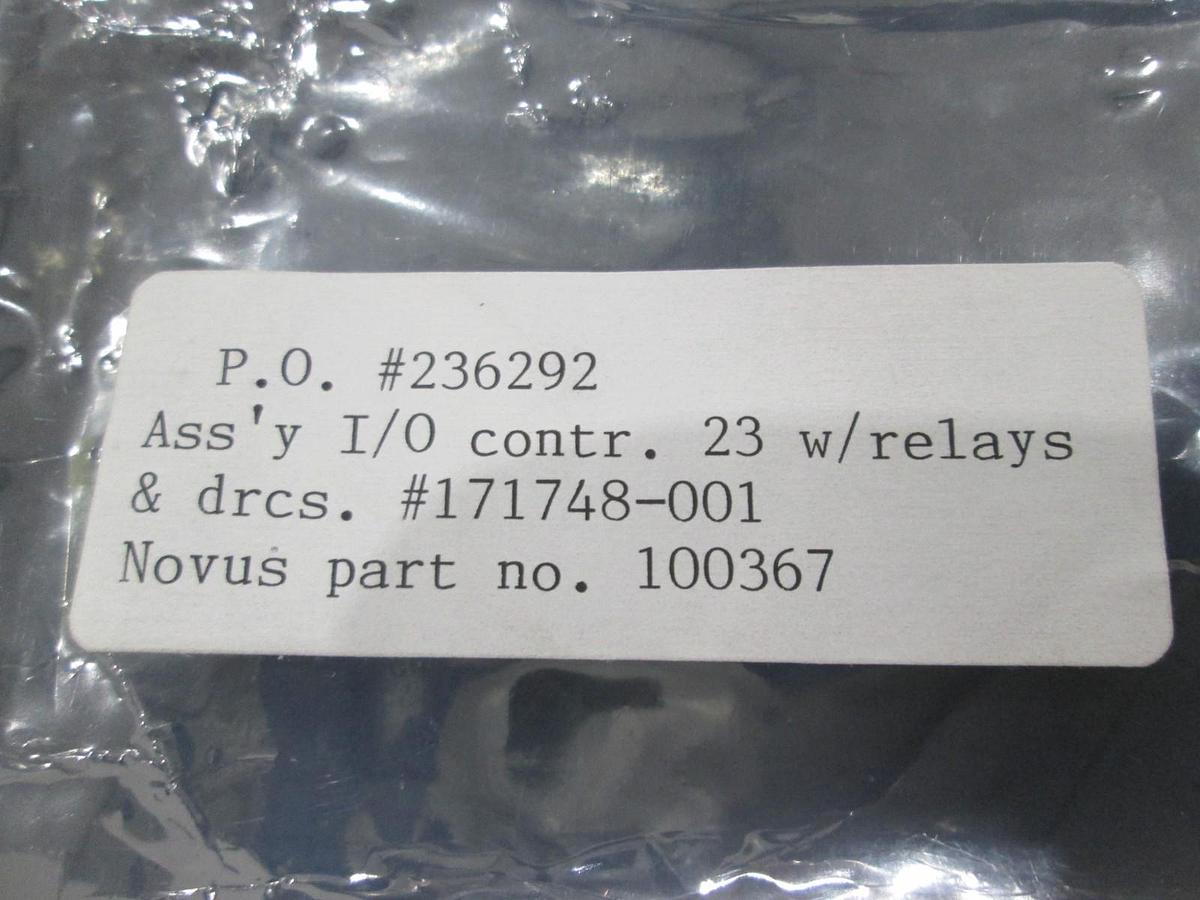 Novus, 171748-001, Assy I/O Controller 23 w/ Relays & DRCS., New