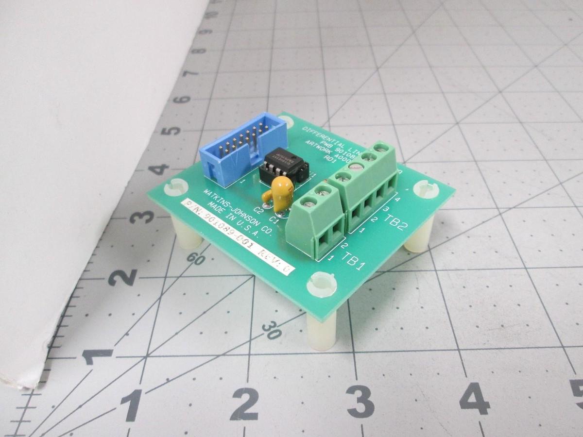Watkins Johnson, 901089-001, Receiver Line, Differential-Circuit PCB Assy, New