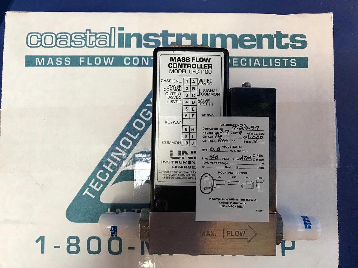 Used Unit UFC-1100A Mass Flow Controller H2, 5SLM, Reburbished