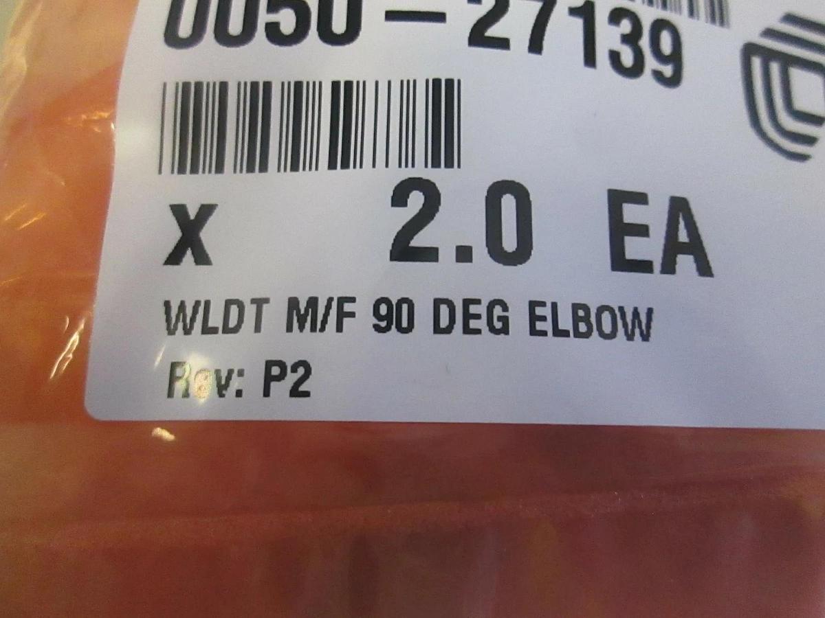 AMAT, 0050-27139, Weldment M/F 90 Deg Elbow, New, Lot of 2